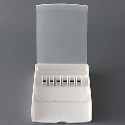 Caja de almacenamiento de irrigador oral, puntas de hilo dental estuche de almacenamiento organizador de boquilla de reemplazo de irrigador oral (sin boquilla), puntas de hilo dental estuche