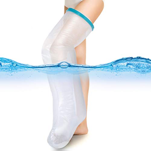 Doact Protección para pies de ducha yeso impermeable, protección para pies, protección para piernas, protección para piernas, protección para yeso, pierna impermeable protección impermeable para