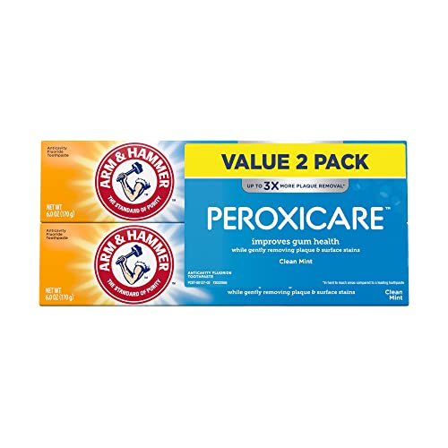 Arm and Hammer Peroxicare Baking Soda and Peroxide Fresh Mint pasta dental 6 oz