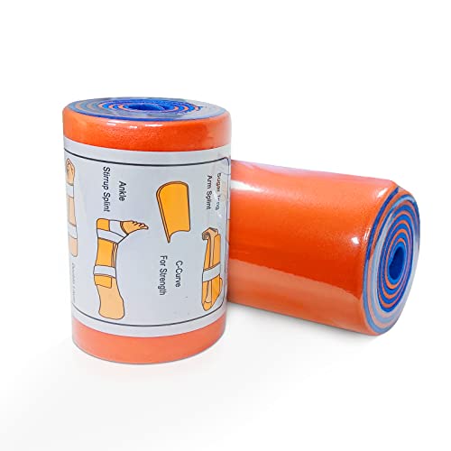 First Aid - Férula universal ajustable de espuma (SAM) con polímero médico de aluminio, diseño transpirable