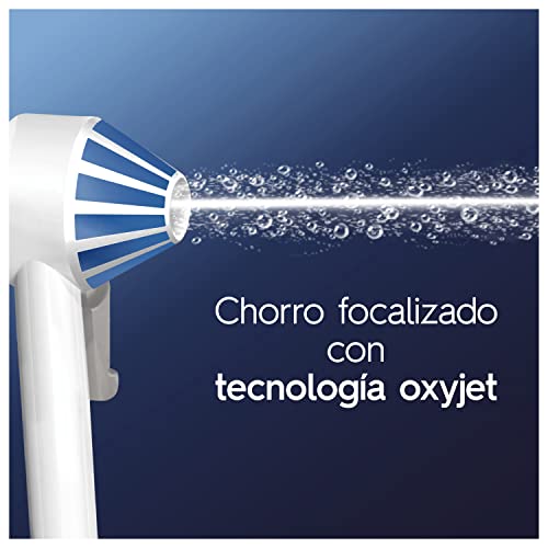 Oral-B Aquacare Pro-Expert Irrigador Dental Inalámbrico Con Tecnología Oxyjet, Color Blanco