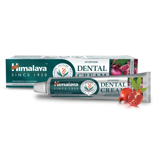 Himalaya Crema de dientes Herbals Dental Cream (ZAHN CREME), 100 g, antiinflamatoria, antihinchazón, protección de las encías, cuidado dental, higiene (el embalaje puede variar)